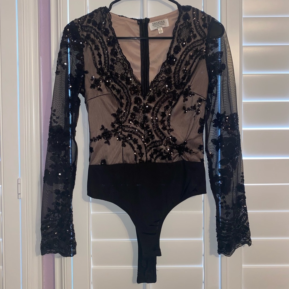 Squin body suit